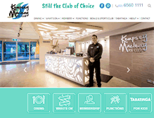 Tablet Screenshot of kempseymacleayrsl.com.au